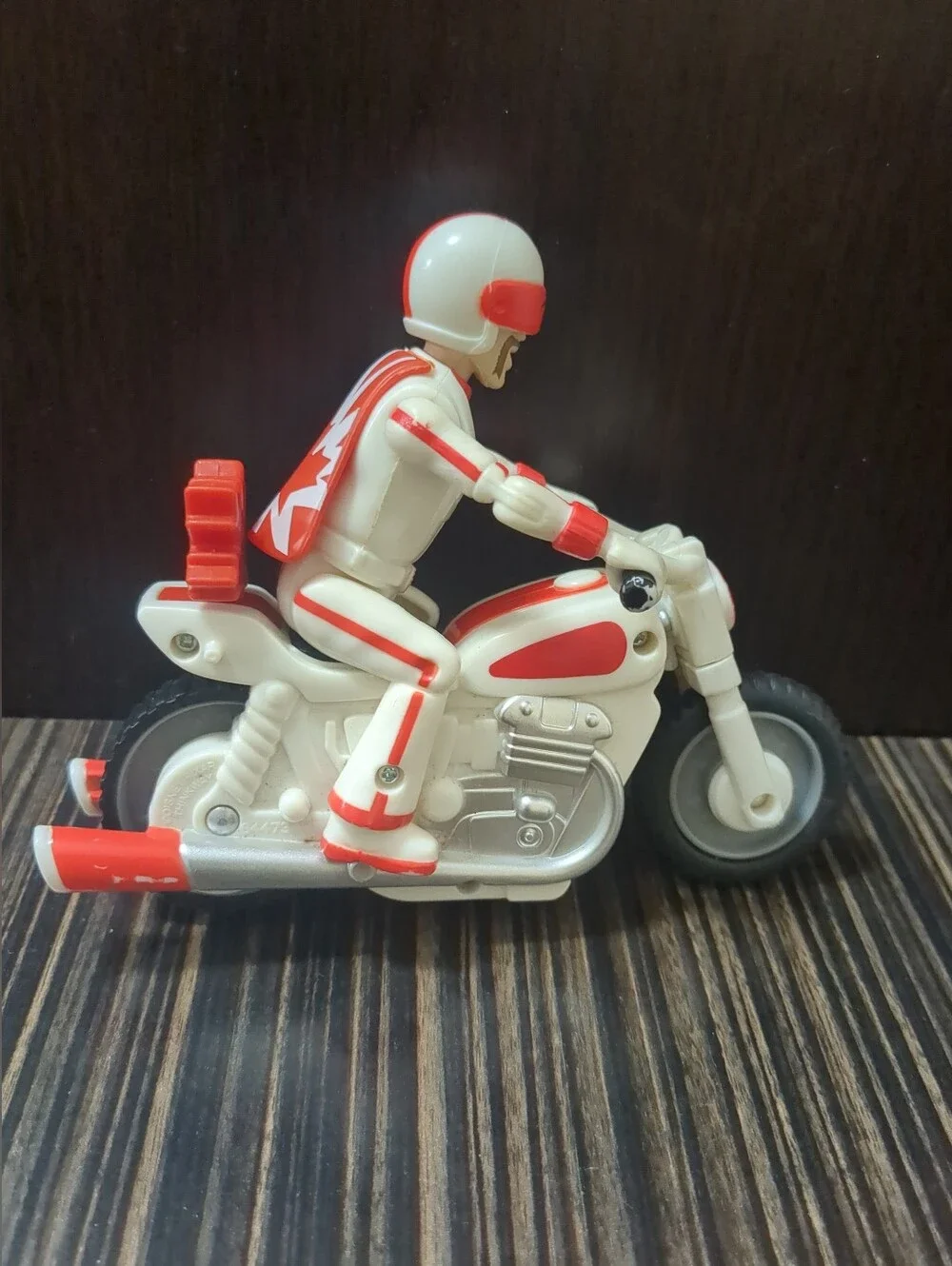 Disney Pixar Toy Story 4 Duke Caboom with Motorcycle Pull 'N Go